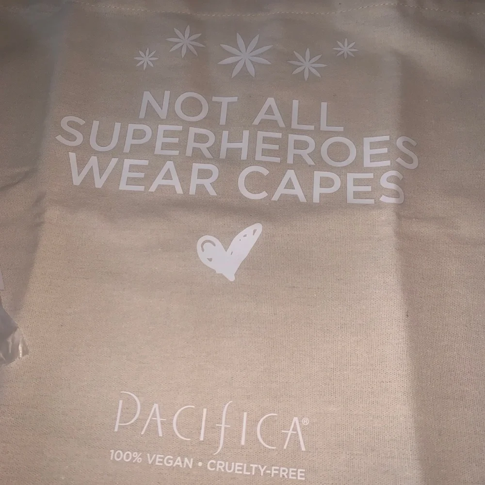 5/$25 PACIFICA superheroes canvas tote bag